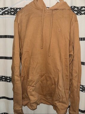 Champion Caramel Tan Pullover Hoodie - Men's Drawstring Sweatshirt